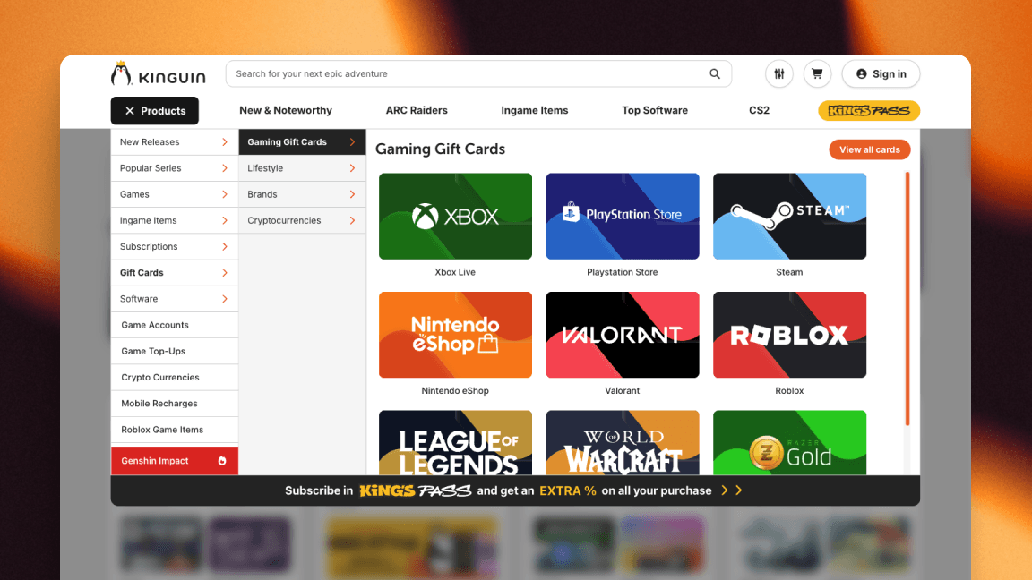 Navigation - new multi-level menu
